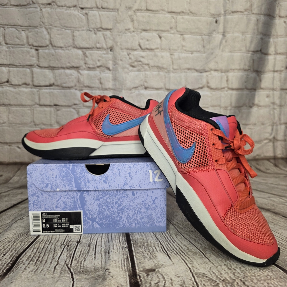 Nike Red and Blue Sneakers JA 1